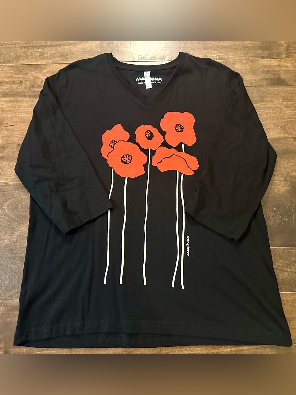 ๐ Set of 3 Handprinted Marushka Tops - Picture 5 of 6